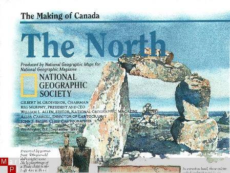 landkaart NG Canada The North - 1
