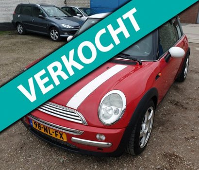 Mini Mini Cooper - 1.6 Chili ZEER NETJES GOED onderhouden KM 211.000 MET KETTING , AIRCO - 1