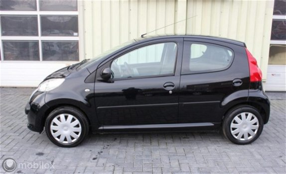 Peugeot 107 - 1.0-12V XS, 5 drs, Org Ned Auto, Airco, Zwart Metallic - 1