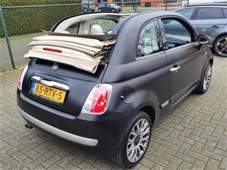 Fiat 500 C - 0.9 TwinAir Lounge 86PK Cabrio/Leder/Xenon - 1