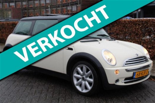 Mini Mini Cooper - 1.6 Airco. Pano. Stoel verw. AUX. Elek. Ramen - 1