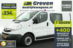 Opel Vivaro - 2.0 CDTI L1H1 Dubbele Cabine Airco 6 Persoons Schuifdeur Lat-om-Lat