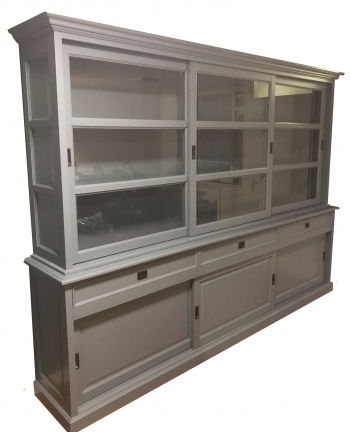 Buffetkast Sneek grijs - grijs 300 x 50/40 x 220cm - nr. 1