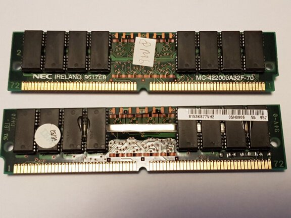 edo ram geheugen 2x8 Mb - nr. 1
