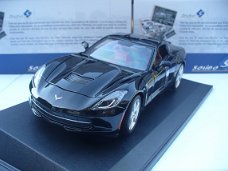 Maisto 1/18 Chevrolet Corvette Stingray 2014 Zwart