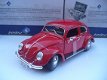 Bburago 1/18 VW Volkswagen Kever Beetle Rood - 3 - Thumbnail