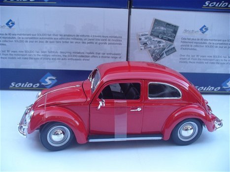 Bburago 1/18 VW Volkswagen Kever Beetle Rood - 5