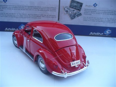 Bburago 1/18 VW Volkswagen Kever Beetle Rood - 6