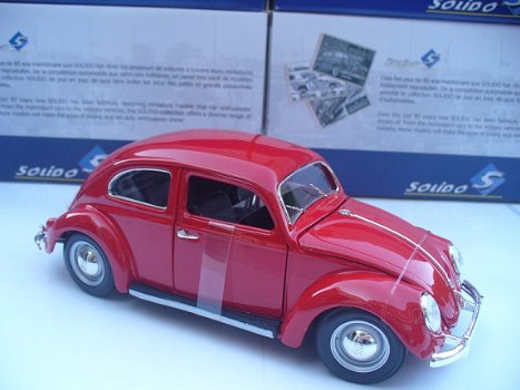 Bburago 1/18 VW Volkswagen Kever Beetle Rood - 8