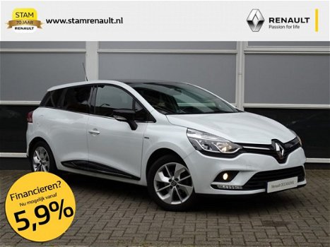 Renault Clio Estate - TCe 90pk Limited Panoramadak, Airco, Navi, Cruise - 1