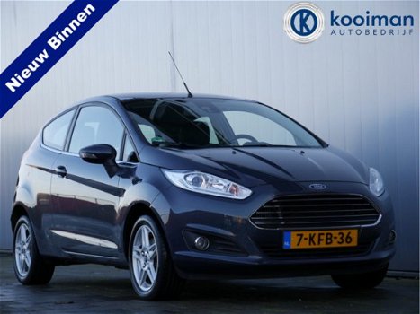 Ford Fiesta - 1.0 EcoBoost 100pk Titanium 3-drs Lichtmetalen velgen / Bluetooth / Verwarmde voorruit - 1