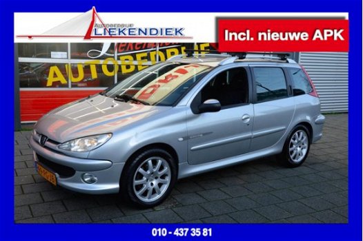 Peugeot 206 SW - 1.6-16V Quiksilver I Airco I Sport velgen I Trekhaak I Dealer onderhouden - 1