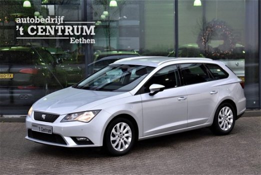 Seat Leon ST - 1.6 TDI Style Ecomotive, Leder, Navigatie, Climate Control - 1