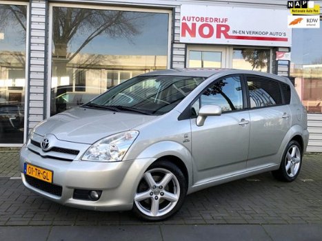 Toyota Verso - 2.2 D-4D Luna Airco clima zwart Leer - 1