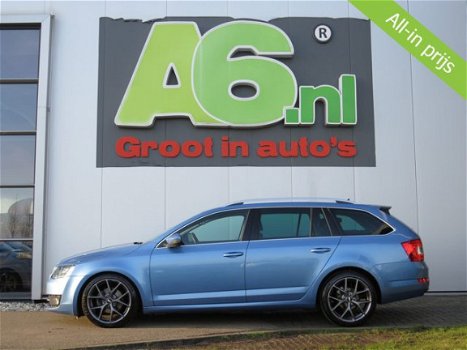 Skoda Octavia Combi - 1.6 TDI Greenline Businessline Xenon Leder Stoelverw Gr Navi DAB+ Clima Blueto - 1