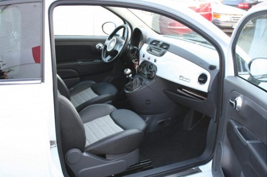 Fiat 500 - 1.2 SPORT MET AIRCO, DEELS LEDER - 1