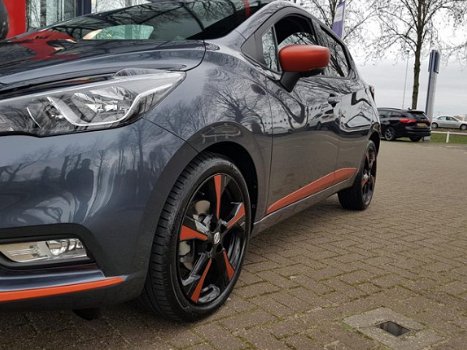 Nissan Micra - 0.9 IG-T Tekna | Navi | LM Velgen | ECC | PDC + Camera - 1