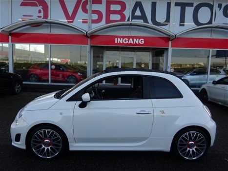 Fiat 500 C - 500c ABARTH 595C 1.4 AUT. 160PK TURISMO LEER NAVI ECC-AIRCO LMV - 1