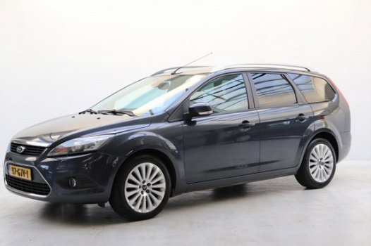 Ford Focus Wagon - 1.6 TDCi Titanium Climate, Half Leder/stof, Cruise Control, Navigatie, Trekhaak - 1