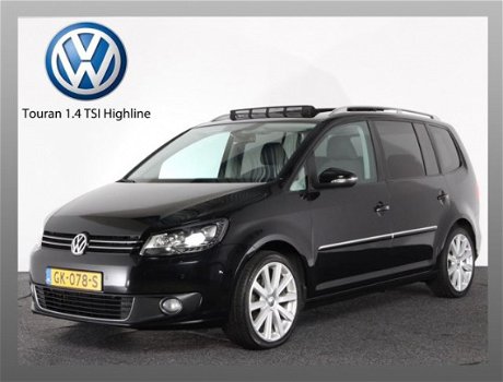 Volkswagen Touran - 1.4 TSI Highline 7 persoons | pano dak | xenon | navi + camera | standkachel | - 1