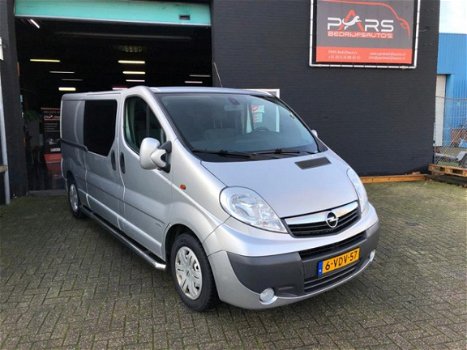 Opel Vivaro - 2.5 CDTI L2H1 DC Dubbel cabine Airco Navi Cruise controle elk.ramen BJ2009 - 1