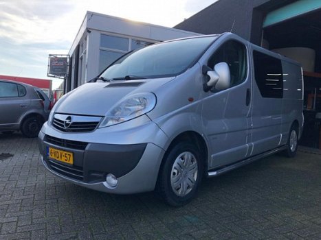 Opel Vivaro - 2.5 CDTI L2H1 DC Dubbel cabine Airco Navi Cruise controle elk.ramen BJ2009 - 1