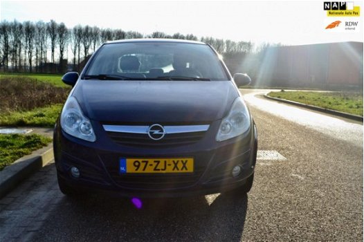 Opel Corsa - 1.4-16V Enjoy BLAUW AIRCO - 1