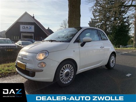 Fiat 500 - 0.9 TwinAir Lounge Aut/Pano/Airco/Lm/Flippers - 1