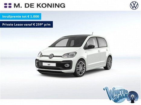 Volkswagen Up! - 1.0TSI/60pk R-Line · Airco · LED dagrijverlichting · Stuurwiel multifunctioneel - 1