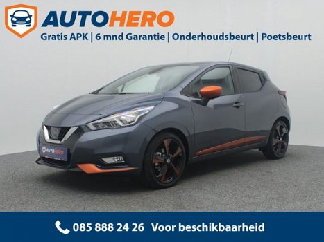 Nissan Micra - 0.9 IG-T N-Connecta HD43703 | Lage KM | Dealer Onderhouden | Navi | LED | Climate | C - 1