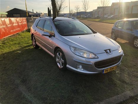 Peugeot 407 SW - 2.7 V6 HDiF Féline Aut, Leer - 1