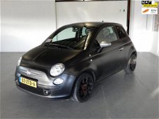 Fiat 500 - 0.9 TwinAir Street Mat Zwart, Airco, LMV