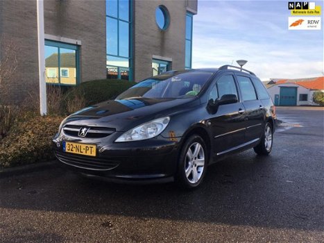 Peugeot 307 SW - 1.6 16V Pack AIRCO/PANORAMADAK/7ZITS/NIEUW APK/DAKRAILS/NAP/LMV/CRUISE.CONTROL/ENZ - 1