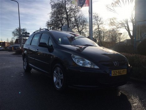 Peugeot 307 SW - 1.6 16V Pack AIRCO/PANORAMADAK/7ZITS/NIEUW APK/DAKRAILS/NAP/LMV/CRUISE.CONTROL/ENZ - 1