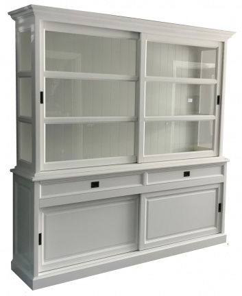 Buffetkast Montfoort wit - wit 200 x 50/40 x 220cm - nr. 1