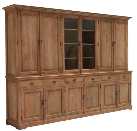 Buffetkast Heesch teak onbehandeld 300 x 50/40 x 220cm - nr. 1