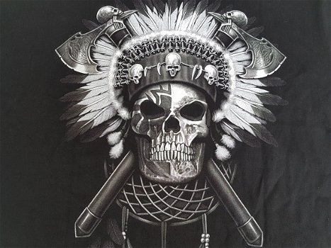 Indian Warrior t-shirt maat XL - 2