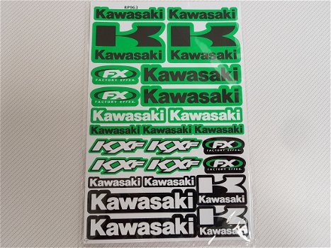 Sticker set Kawasaki - 3