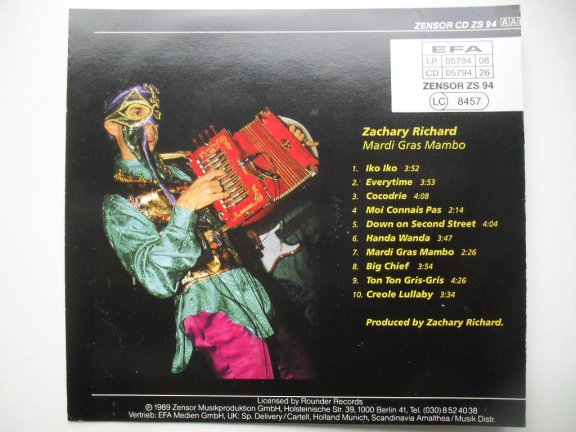Zachary Richard - Mardi Gras Mambo - Afbeelding 2