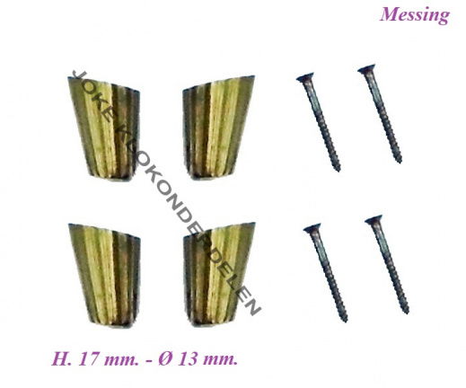 === 4 Klokstel pootjes = oud === 41578 - nr. 1