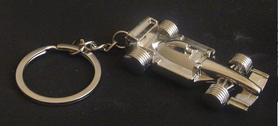 Formule 1 raceauto sleutelhanger - nr. 1