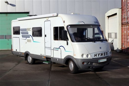Hymer B 644 - 6 pers. dubbele airco - Luchtvering - 1