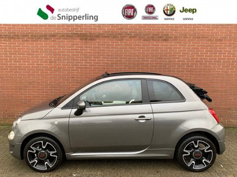 Fiat 500 C - TwinAir Turbo 85pk Cabrio Sport Navi, Carplay, 16