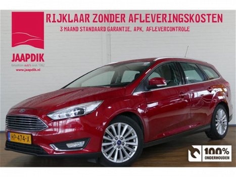 Ford Focus Wagon - 2.0 TDCI 150 PK Titanium Edition CLIMA / CRUISE / LMV / PDC / NAVI GROOT / PRIV.G - 1