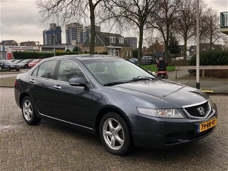 Honda Accord - 2.0i Comfort 2003 Trekhaak NAP Rijdt keurig Airco Half-leer - 1