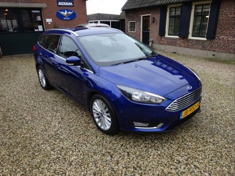 Ford Focus Wagon - 1.0 Titanium Climate controle, Navigatie, Cruise controle, Parkeerhulp, LM-velgen - 1