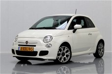 Fiat 500 - 0.9 TwinAir Turbo 500S 81PK, NAVI | HALF LEER/ALCANTARA | AIRCO