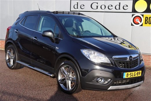 Opel Mokka - 1.4 T Cosmo org. NL-auto leer+vw navigatie schuifdak achteruitrijcamera - 1