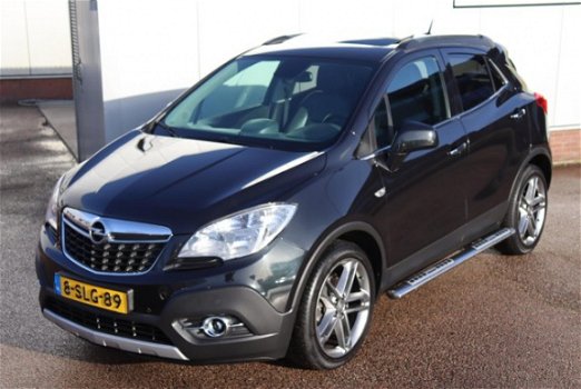 Opel Mokka - 1.4 T Cosmo org. NL-auto leer+vw navigatie schuifdak achteruitrijcamera - 1