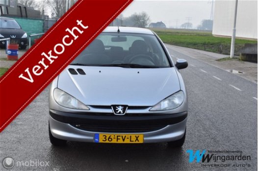 Peugeot 206 - 1.6 XT, Trekhaak, Nette auto, 5-deurs - 1